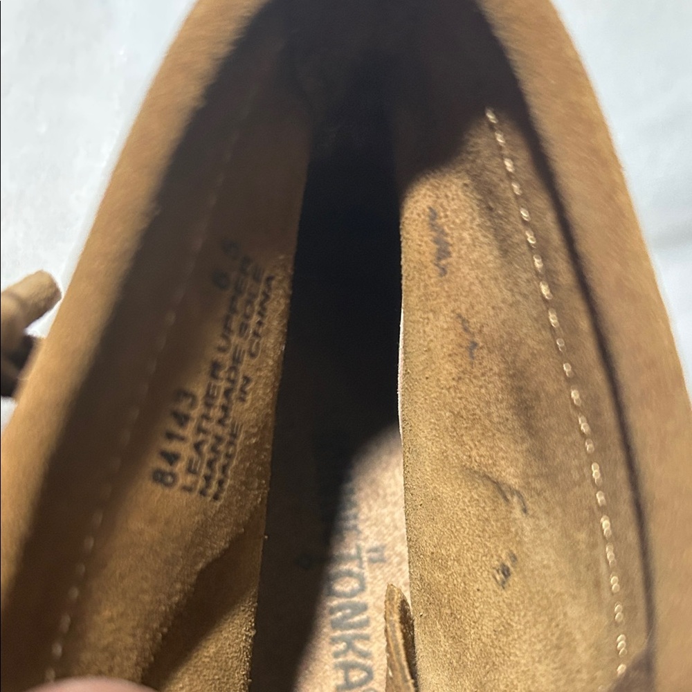 Minnetonka Ankle Suede Moccasin Boots - Picture 8 of 9